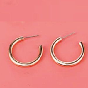 Gold Hoop Earrings New